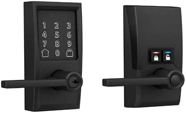 Schlage Encode Smart Wi-Fi Lock with Lever Handle, Touchscreen Keypad, Keyless Entry Door Lock, App Control, Alexa, Google Home…