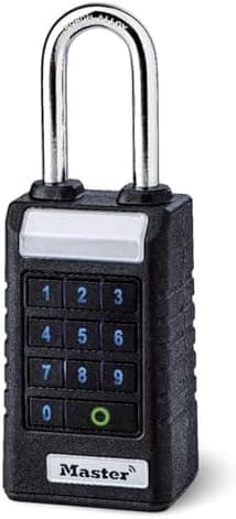 Master Lock 6400EURLJENT Professional Bluetooth Smart Padlock [Bluetooth Compatible with Smartphones] [Long…