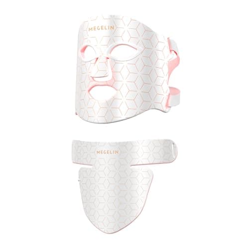 MEGELIN Led Red Light Therapy Face & Neck Mask, 7 Colors Led Light Therapy Facial Mask, Infrared Red Light Therapy Mask, Infrared…