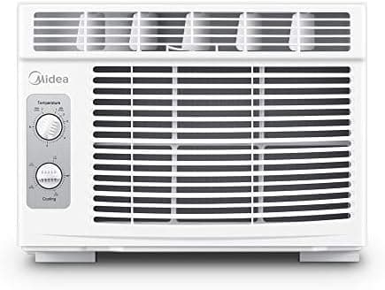 Midea 5,000 BTU EasyCool Small Window Air Conditioner - Cool up to 150 Sq. Ft. with Easy-to-Use Mechanical…