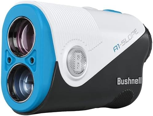 Bushnell Golf A1‑Slope Laser Rangefinder – Ultra‑Compact 6× Magnification, USB‑C Rechargeable, Pinseeker JOLT, Slope On/Off