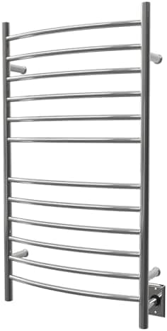 Amba RWHL-CP Radiant Large Curved 12 Bar Towel Warmer, Polished