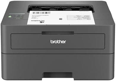 Brother HL-L2405W Wireless Compact Monochrome Laser Printer with Mobile Printing, Black & White Output |…