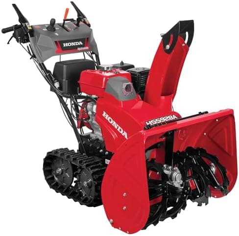 Honda HSS928 28-Inch Two Stage Snow Blower with Track Drive and Auger Height Control, Clears Up to 1900 Pounds per Minute with…
