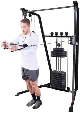 Body-Solid Best Fitness Functional Trainer Cable Machine, Full Body Workout Weight Stacks, Chest and Shoulder Exercise Home Gym…