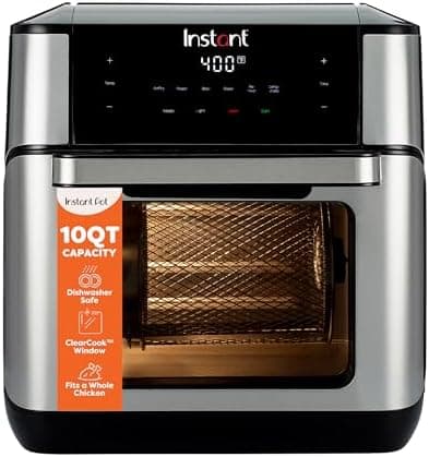 Instant Pot 10QT Air Fryer, 7-in-1 Functions with EvenCrisp…