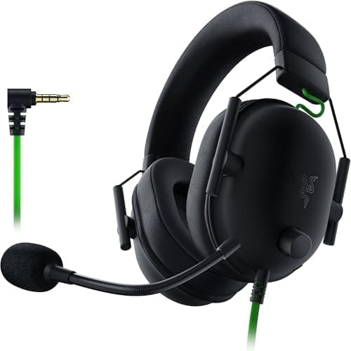 Razer BlackShark V2 X Gaming Headset: 7.1 Surround Sound - 50mm Drivers - Memory Foam Cushion - For…