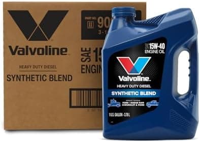 Valvoline Heavy Duty Synthetic Blend 15W-40 Diesel Engine Oil 1 GA, Case of 3