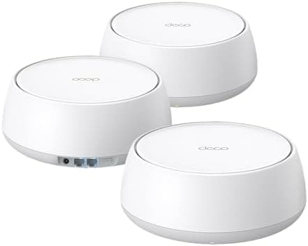 TP-Link Deco 7 BE25 Dual-Band BE5000 WiFi 7 Mesh Wi-Fi System | 4-Stream 5 Gbps, 240 Mhz | Covers up to 6,600…