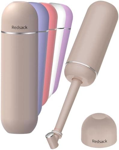 Portable Bidet for Travel & Camping - Manual Squeeze Handheld Peri Bottle for Feminine Hygiene, 3 Leak-Proof Seals, Extendable…