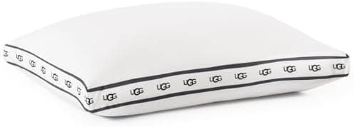 UGG Standard/Queen Bed Pillow – Gusseted Down Alternative Pillow, Medium Firm Sleeping Pillows, Premium…