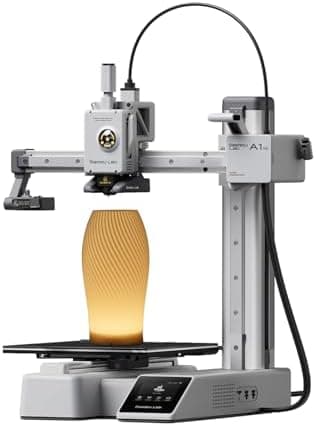 Bambu Lab A1 mini 3D Printer + LED Lamp Kit, Set Up in 20 Mins, High Speed & Precision, Full-Auto Calibration & Active Flow Rate…