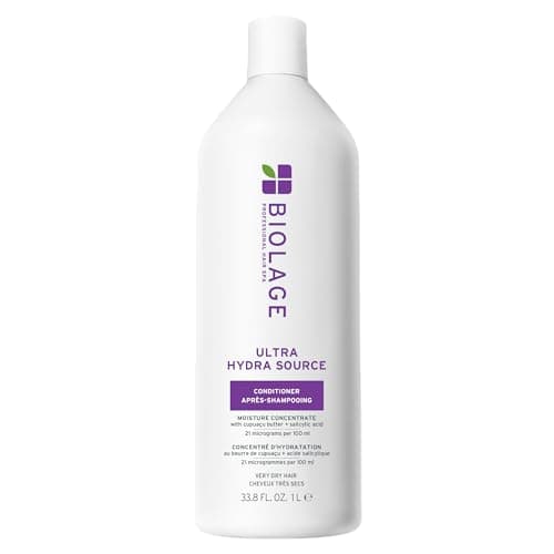 Biolage Ultra Hydra Source Conditioner - Intensely Condition, For Very Dry, Thick, Coarse Hair, Infused with Micro-dosed with…