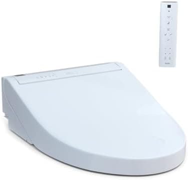 TOTO® WASHLET® C5 Electronic Bidet Toilet Seat with PREMIST and EWATER+ Wand Cleaning, Elongated, Cotton…