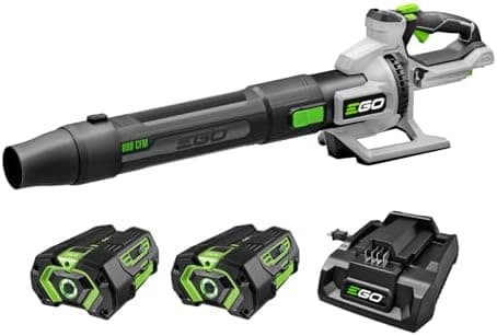 EGO Power+ Leaf Blower, Cordless Electric 880 CFM, Includes (2) 56V 4.0Ah Batteries and Charger - LB8803-2