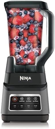 Ninja Professional Plus Blender with Auto-iQ | Smoothie and Ice Cream Maker, Frozen Drink Mixer, Margarita Machine | 3 Auto-iQ…