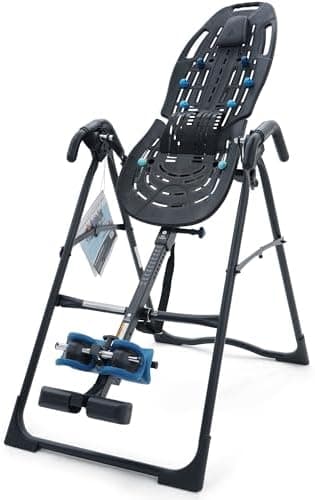 TEETER EP-560 Inversion Table w/Accessories for Back Pain Relief – FDA-Registered, UL Safety Certified, 300 lb Capacity, Designed…
