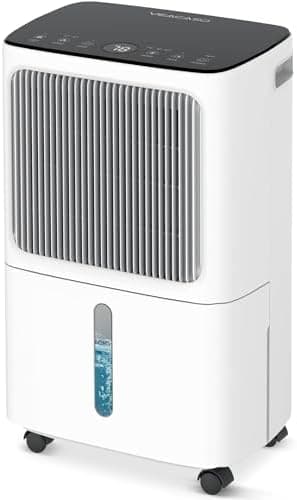2500 Sq.Ft Dehumidifier for Basement with Drain Hose Max 34 Pints, VEAGASO Dehumidifiers for Home, Large…