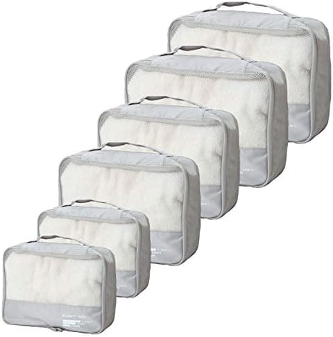 vallilan Packing Cubes Set Travel Luggage Organizers Suitcase Lightweight Accessories