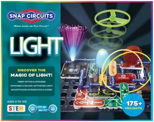 Snap Circuits Light Electronics Exploration Kit | Over 175 Exciting…