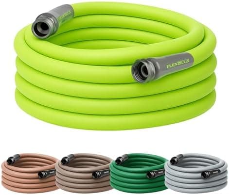 Flexzilla Garden Hose 5/8 in. x 50 ft., Lightweight All-Weather Water Hose, Durable and Flexible…