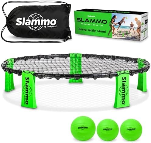 GoSports Slammo Game Set – Ultimate Lawn and Beach Game for Outdoor…
