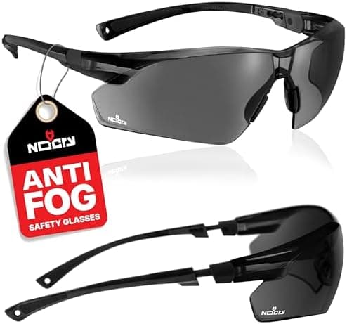 NoCry Anti-Fog Safety Sunglasses for Men with Scratch Resistant…