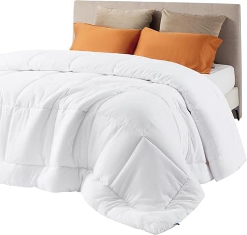 Bedsure Comforter Duvet Insert - Quilted Comforters Queen Size, All Season Duvet, GentleSoft Down Alternative…