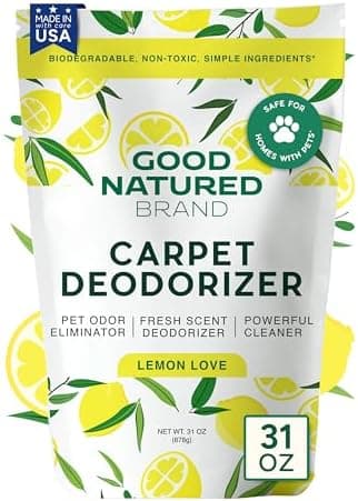 Good Natured Brand | Carpet Deodorizer & Freshener Powder | 31 oz Pet Odor Eliminator for Strong Odor & Pet Urine | Fresh Natural…
