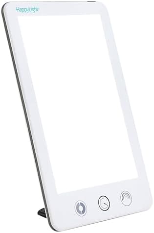 Verilux HappyLight Touch Plus - Light Therapy Lamp with 10,000 Lux, UV-Free, LED Bright White Light with…