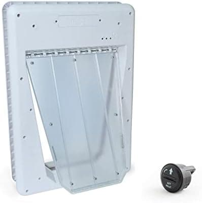PetSafe Never Rust Electronic Pet Door - Automatic Dog Door with Sensor Collar Key - Smart Dog Door for Large…