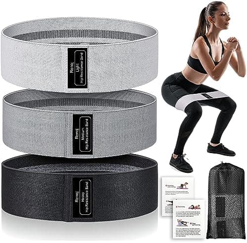Renoj Resistance Bands for Working Out: 3-Set Professional Exercise Bands for Pilates, Yoga, Home Gym, Booty, Leg Training |…