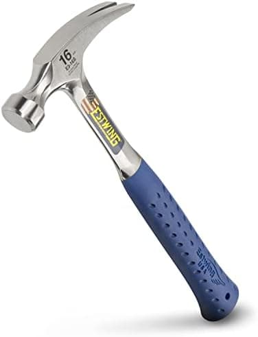 ESTWING Hammer - 16 oz USA Made Straight Rip Claw Hammer with Smooth Face & Shock Reduction Grip…