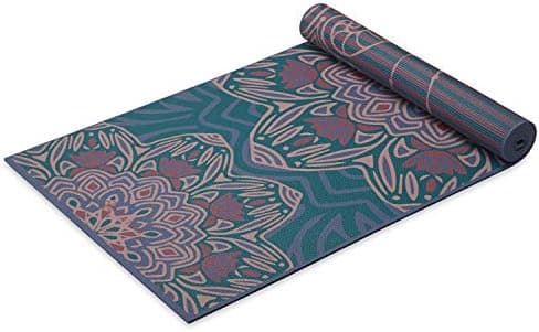 Gaiam Yoga Mat - Premium Print Reversible Extra Thick Non Slip Exercise & Fitness Mat for All Types of Yoga, Pilates & Floor…