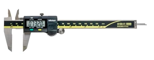 Mitutoyo 500-196-32 Absolute Digital Caliper - High-Accuracy Digital Caliper with LCD Display, Unlimited Response Speed, 6"/150…