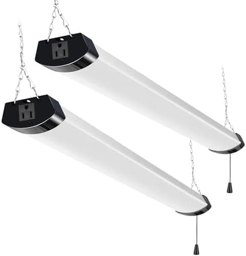 hykolity 4FT 120W LED Shop Light Linkable, 13000lm(400w Equivalent)…