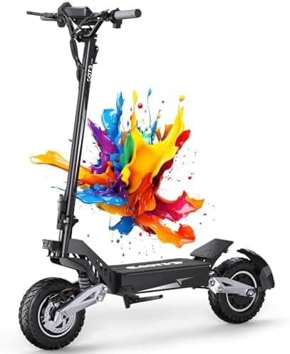 T10 Electric Scooter for Adults, 48V 18AH Battery Up to 46 Miles Long Range &…