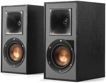 Klipsch R-41M Reference Bookshelf Speakers (Pair), Black