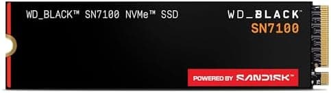WD_Black SN7100 2TB NVMe SSD - Gen4 PCIe, M.2 2280, Up to 7,250 MB/s Read Speed, Up to 6,900 MB/s Write Speed, Next Gen TLC 3D…