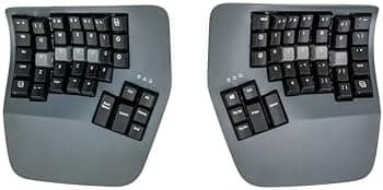 KINESIS Advantage360 Professional Split Ergonomic Keyboard - Bluetooth | Quiet Mechanical Switches | Fully Programmable Open…