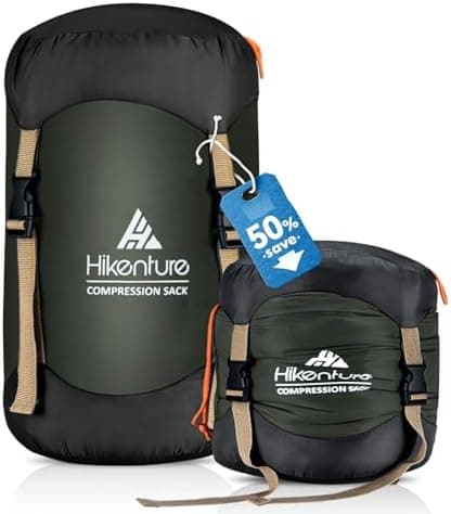 Hikenture Compression Sack for Sleeping Bag, Upgrade Anti-Tear Nylon…