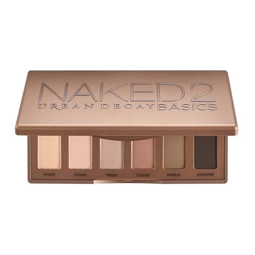 URBAN DECAY Naked 2 Basics Mini Eyeshadow Palette - 6 Matte Neutral Shadows, Long-lasting Wear, Multi-Use Powder for Eye…