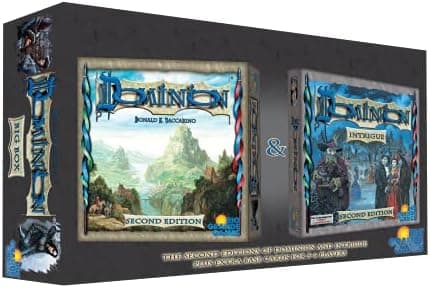 Rio Grande Games Dominion Card Game Big Box 2nd Edition with Extra Base Cards for 5-6 Players