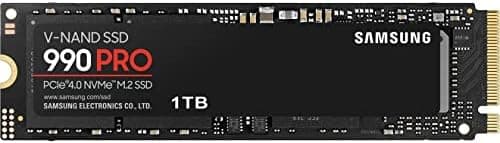 Samsung 990 PRO SSD 1TB PCIe 4.0 M.2 2280 Internal Solid State Hard Drive, Seq. Read Speeds Up to 7,450 MB/s…