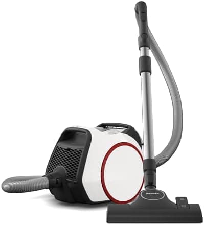 Miele Boost CX1 PowerLine SNRF0 Bagless Canister Vacuum Cleaner in Lotus White, Compact