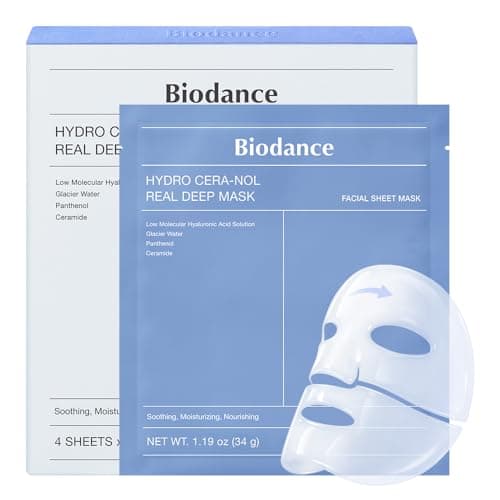BIODANCE Hydro Cera-nol Real Deep Mask, Hydrating Overnight Hydrogel Face Mask, Moisturizing, Redness…