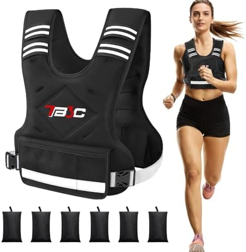 TB3C Adjustable Weighted Vest Woman, 4-10/11-20/20-30 LB Weight Vest for Women, Plus Size Womens Weighted Vest