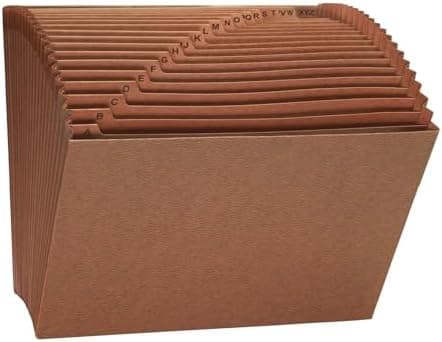 SMEAD TUFF Expanding File, Alphabetic (A-Z), 21 Pockets, Letter Size…