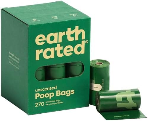 Earth Rated Poop Bags for Dogs, Guaranteed Leak Proof and Extra Thick Waste Bag Refill Rolls…