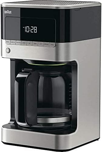 Braun BrewSense 12 Cup Drip Coffee Maker - Pause & Pour Mid Brew, Coffee Machine with 24-Hour Timer & Clock, Bold & Regular…